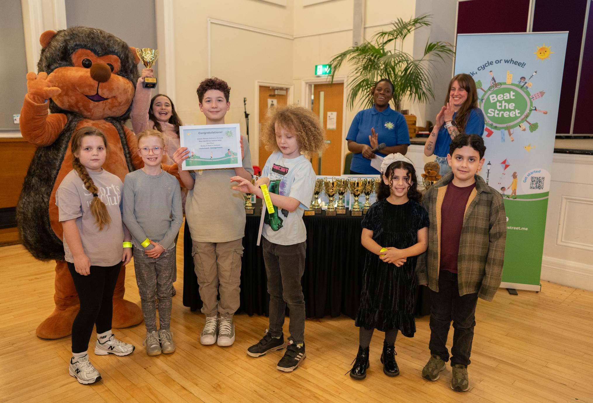 Lewis Street Primary School win overall points at Beat the Street Salford