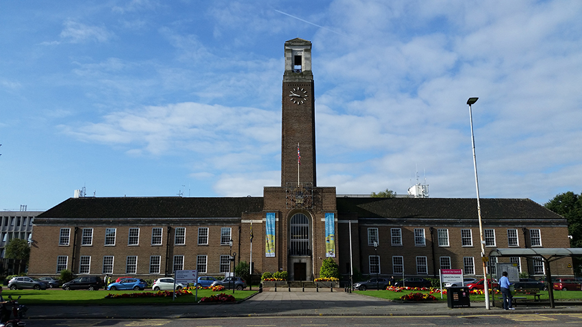 Salford Civic Centre in Swinton