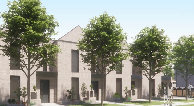 Artist's impression of Bridgewater Street in Little Hulton