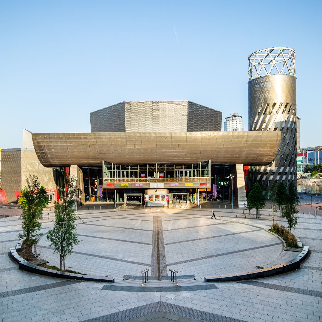 Outside of Lowry in Salford