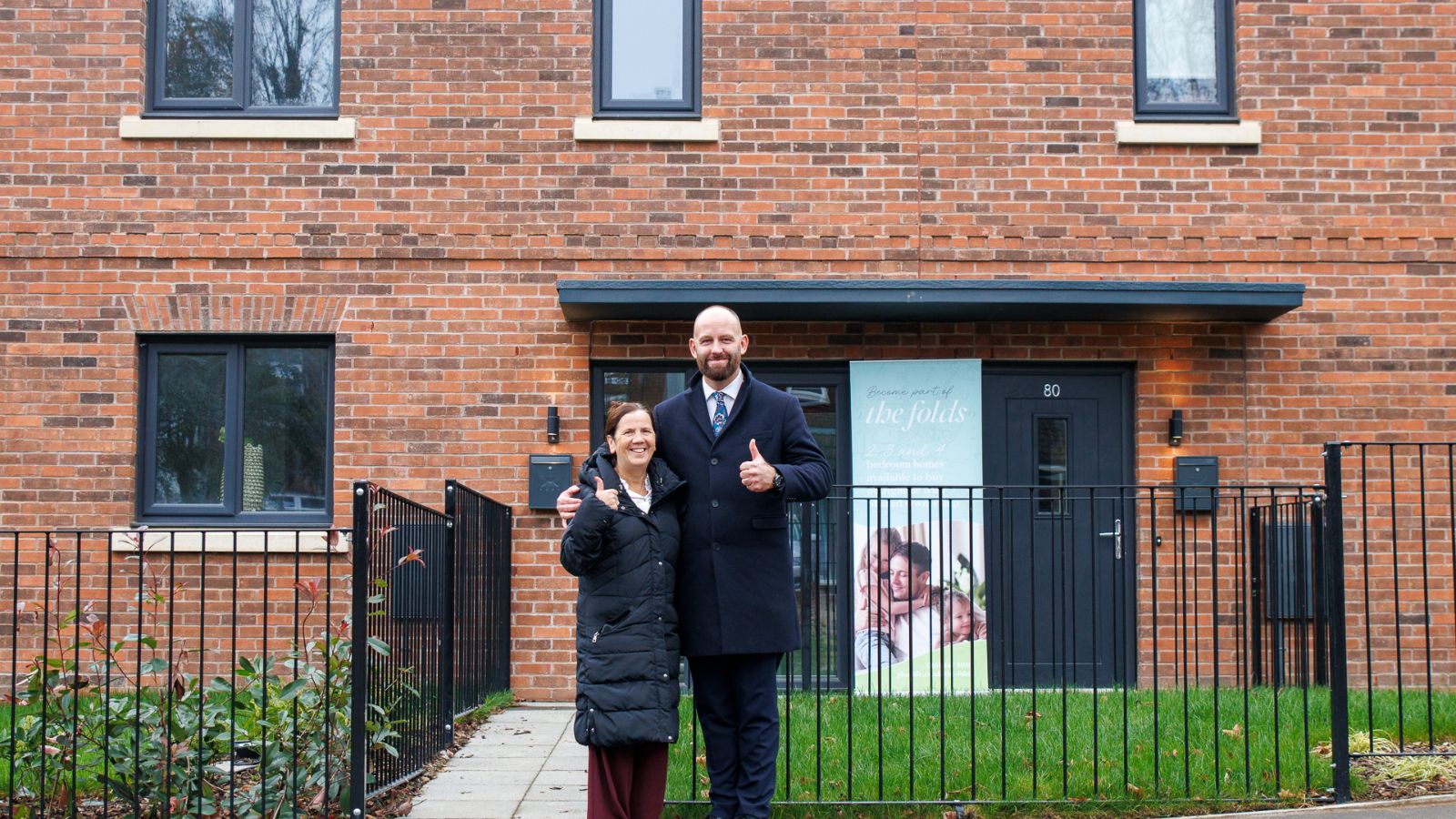 Salford City Mayor and Councillor Tracy Kelly Deputy City Mayor at newly built homes on Longshaw Drive in Little Hulton and Tootal Grove in Weaste and Seedley