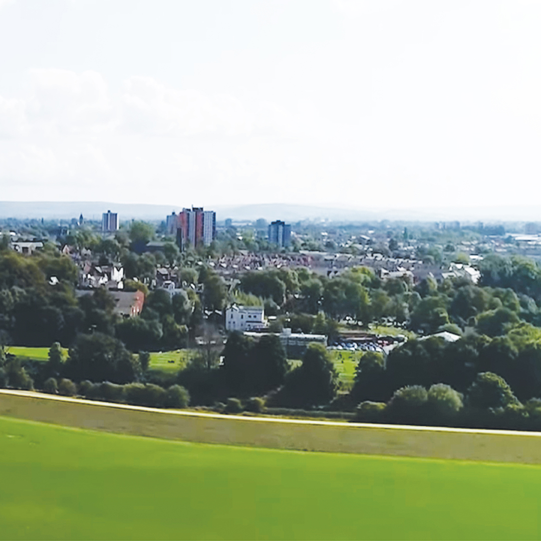View of Broughton Park area of Salford