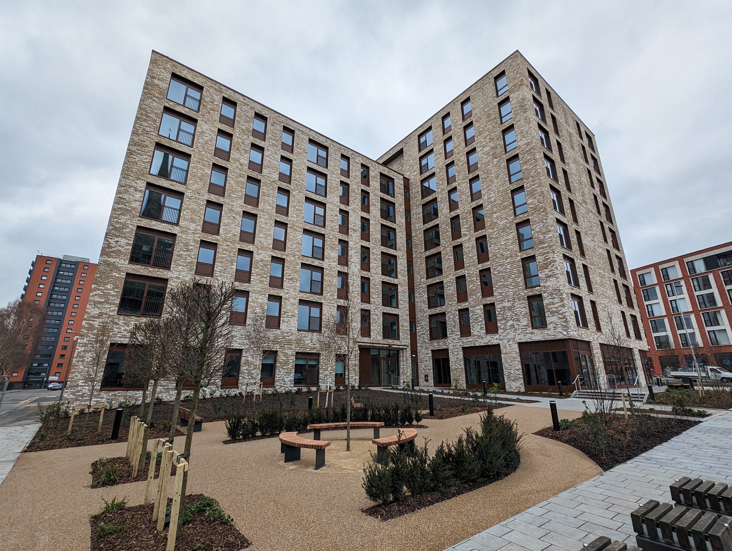 Greenhaus building with gardens