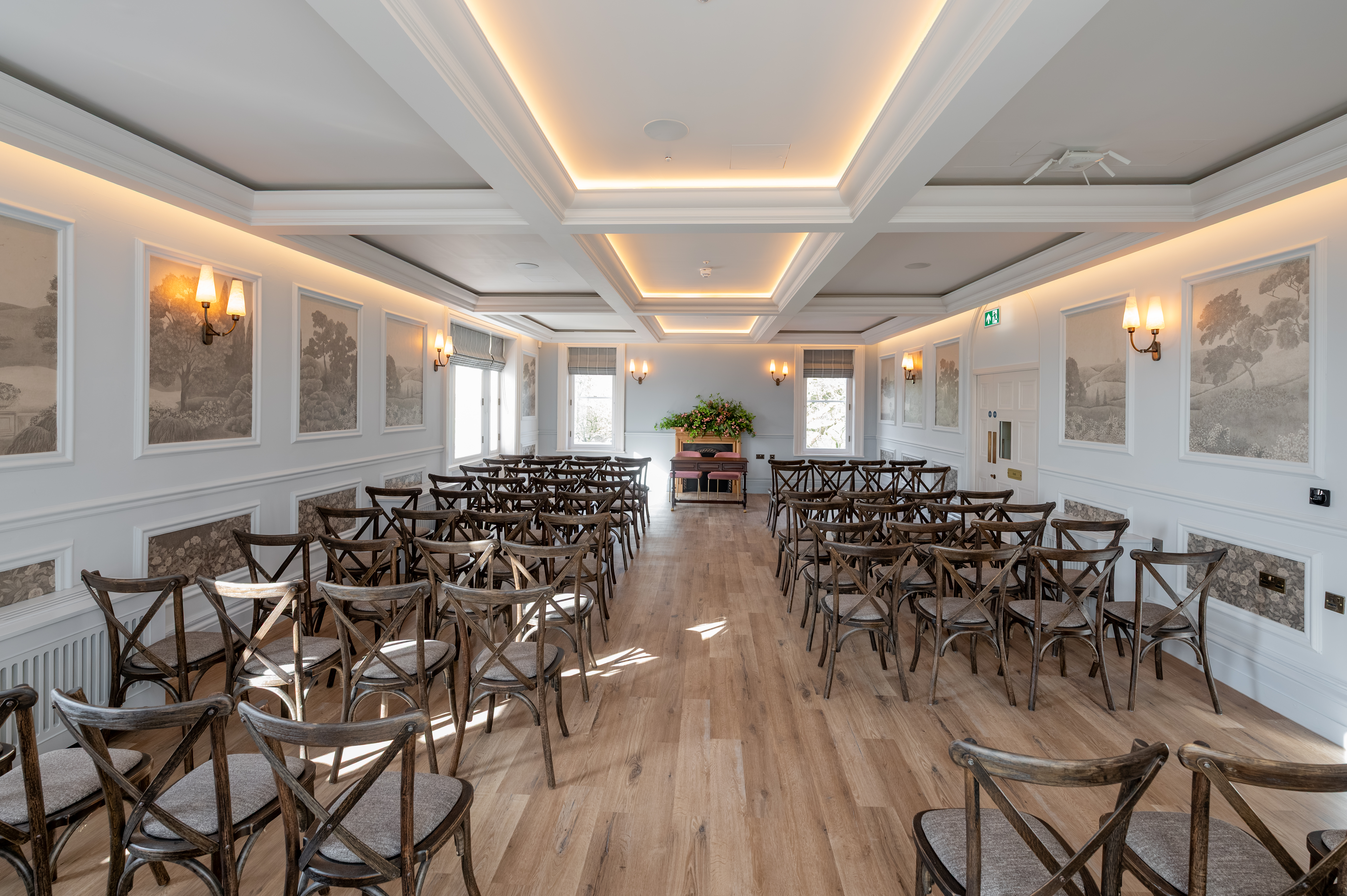 Ceremony room at Buile Hill Mansion