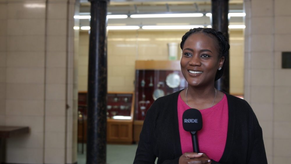 Video still of Elizabeth Taiwo, practice manager in the child protection team