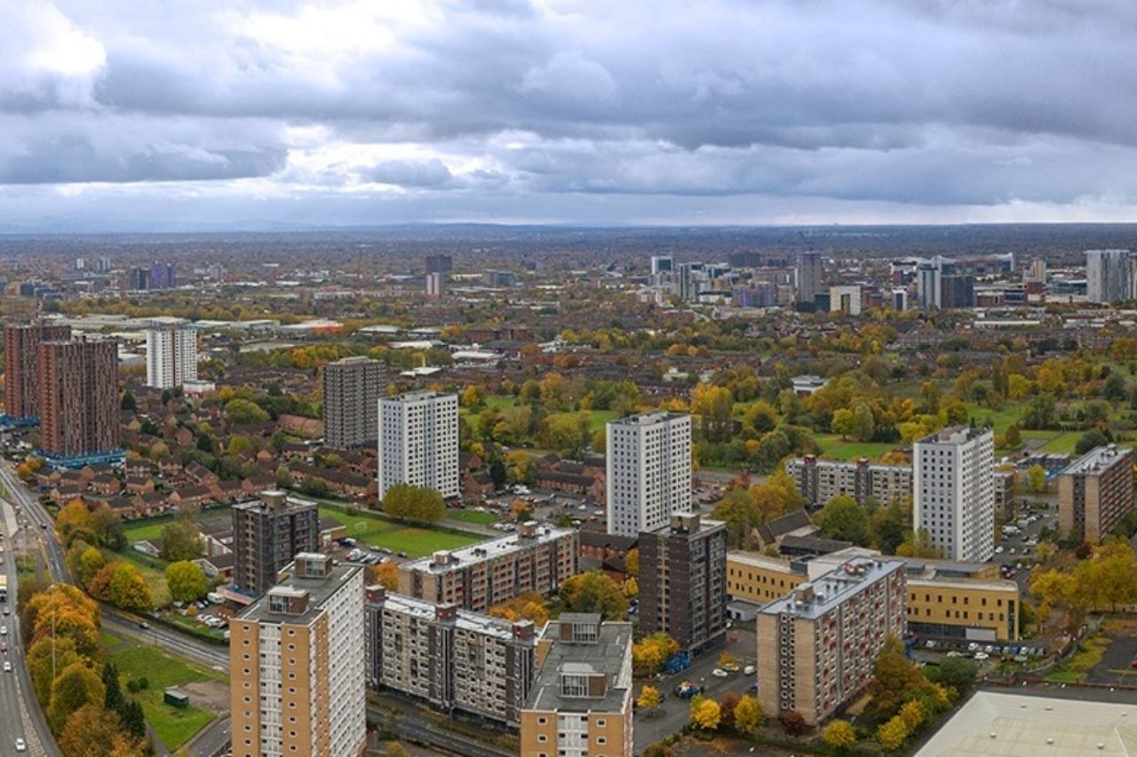 High rise flats in Salford